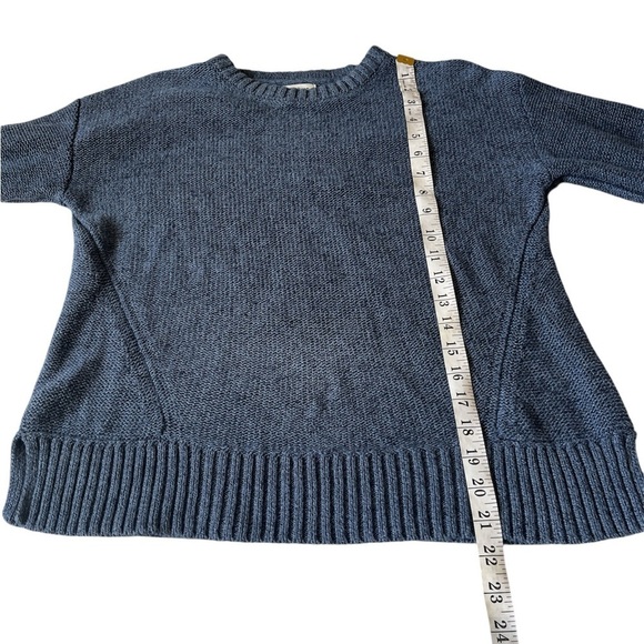 Vintage L.L. Bean Blue Women’s Sweater Linen Blend Size Reg Small - Picture 5 of 10